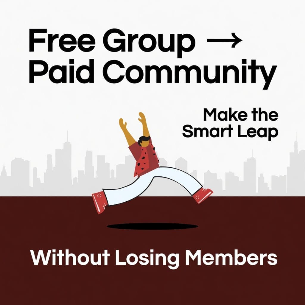 How to Go from Free Group to Paid Membership Without Losing Members